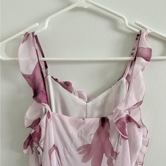 Vintage Y2K Fairy Floral Pink Dress - Picture 5 of 6